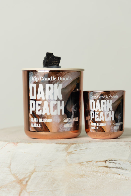 Dark Peach Massage Candle
