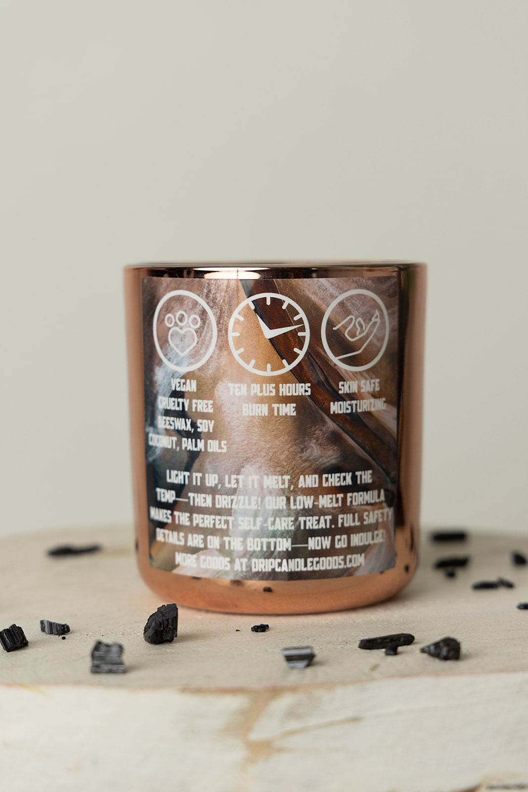 Dark Peach Massage Candle