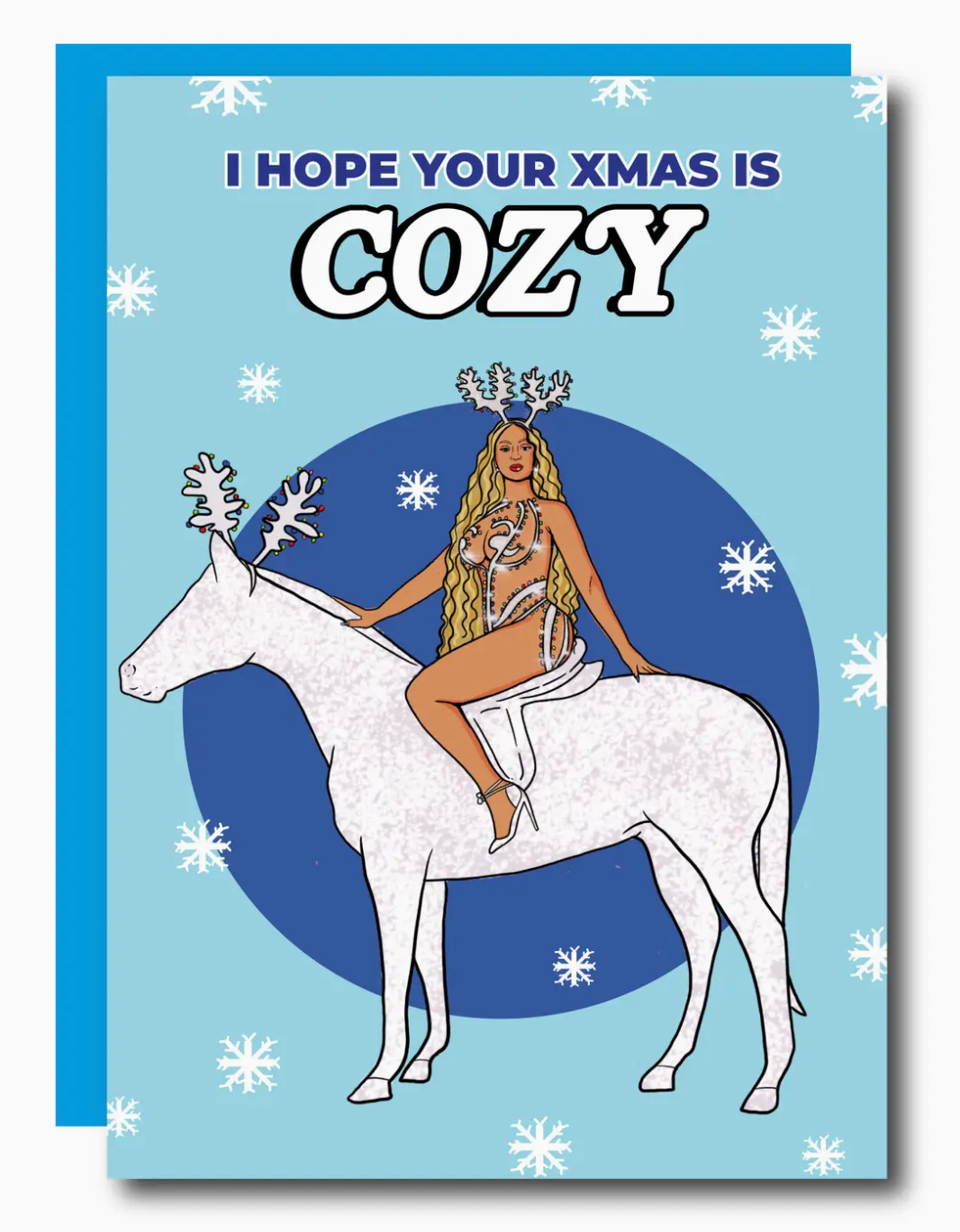 Beyonce Cozy Christas Card