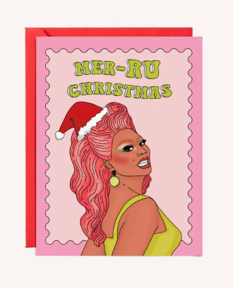 RuPaul Christmas Card