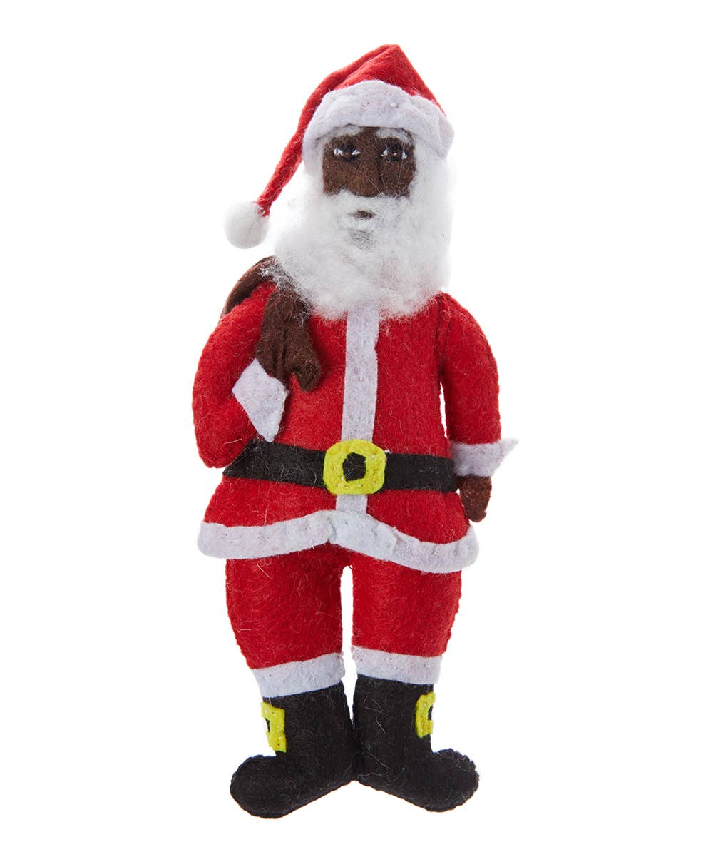 Santa Clause Christmas Ornament - Dark Tone