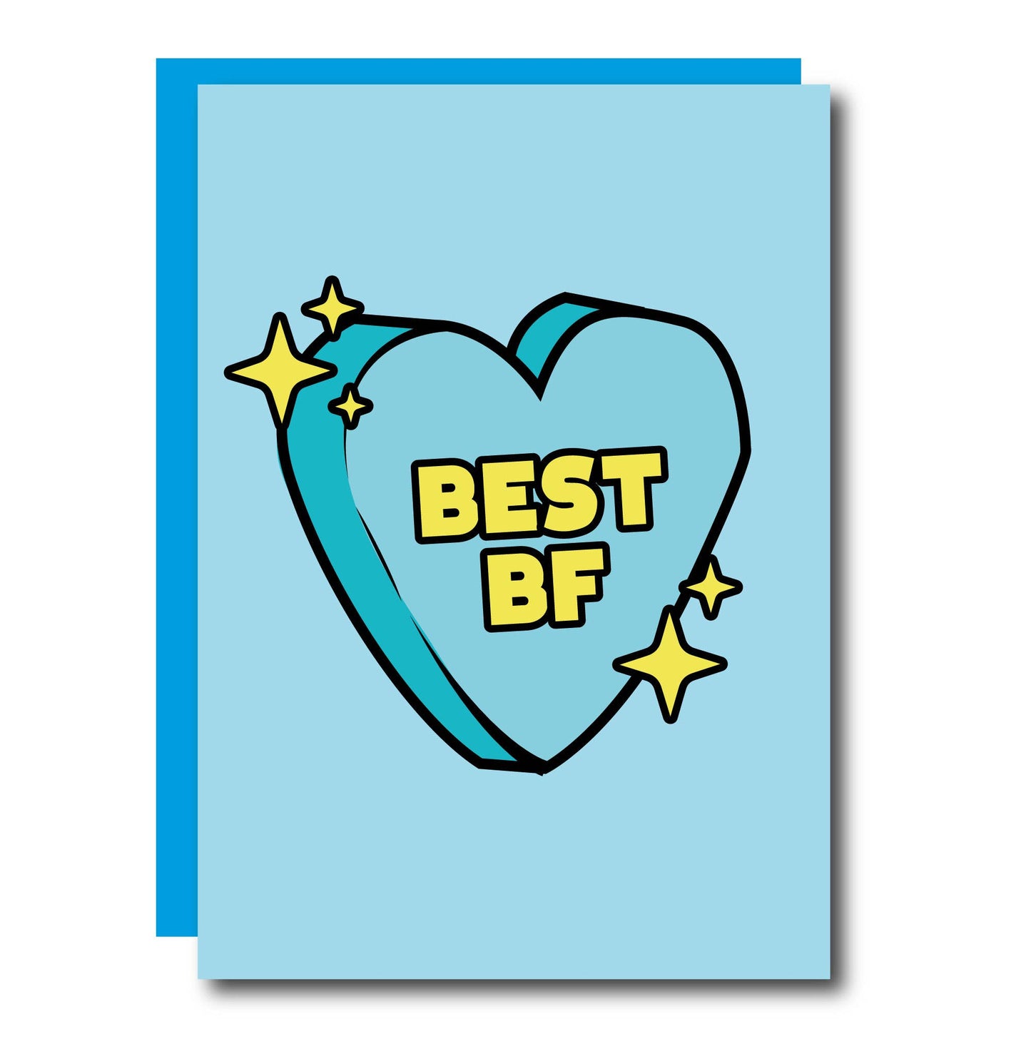 Best BF Boyfriend Valentines Day Greeting Card