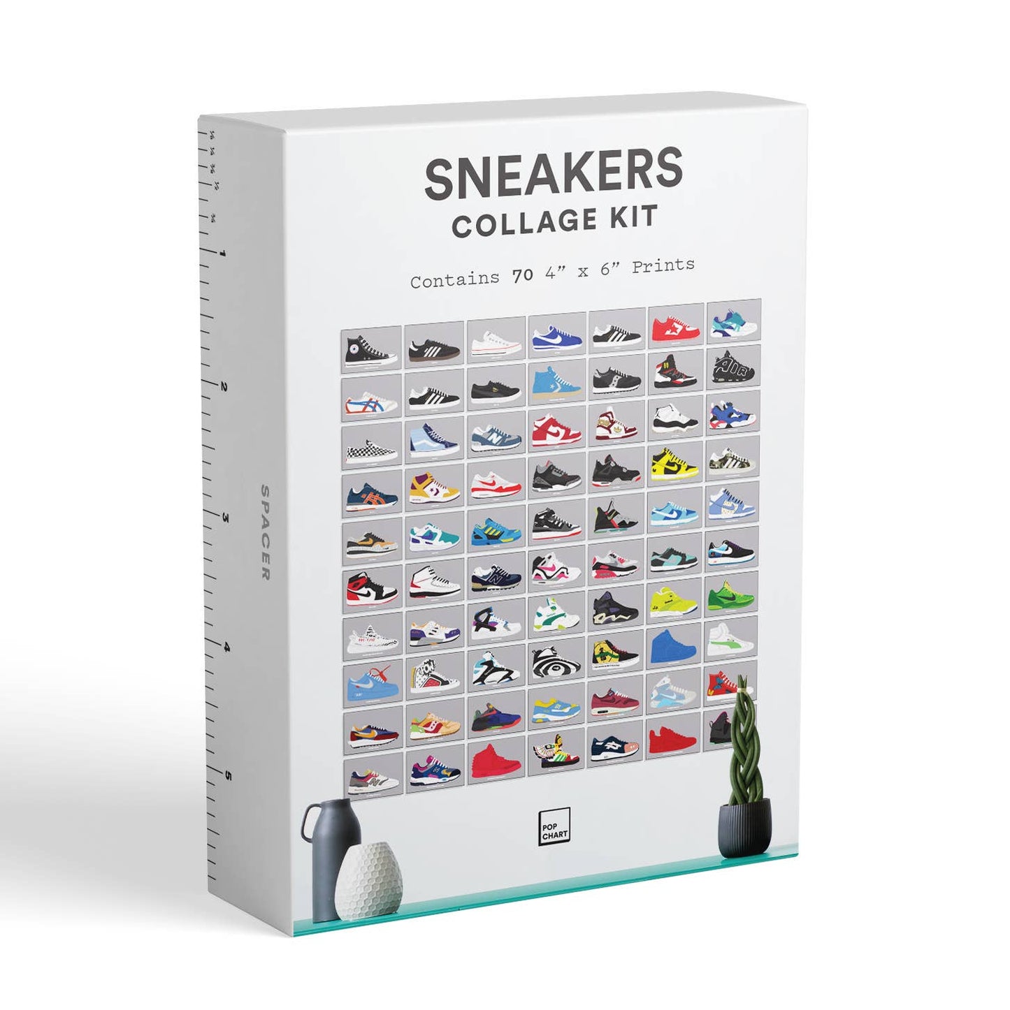 Sneakers Wall Collage Kit | 70 4" x 6" Packaged Prints