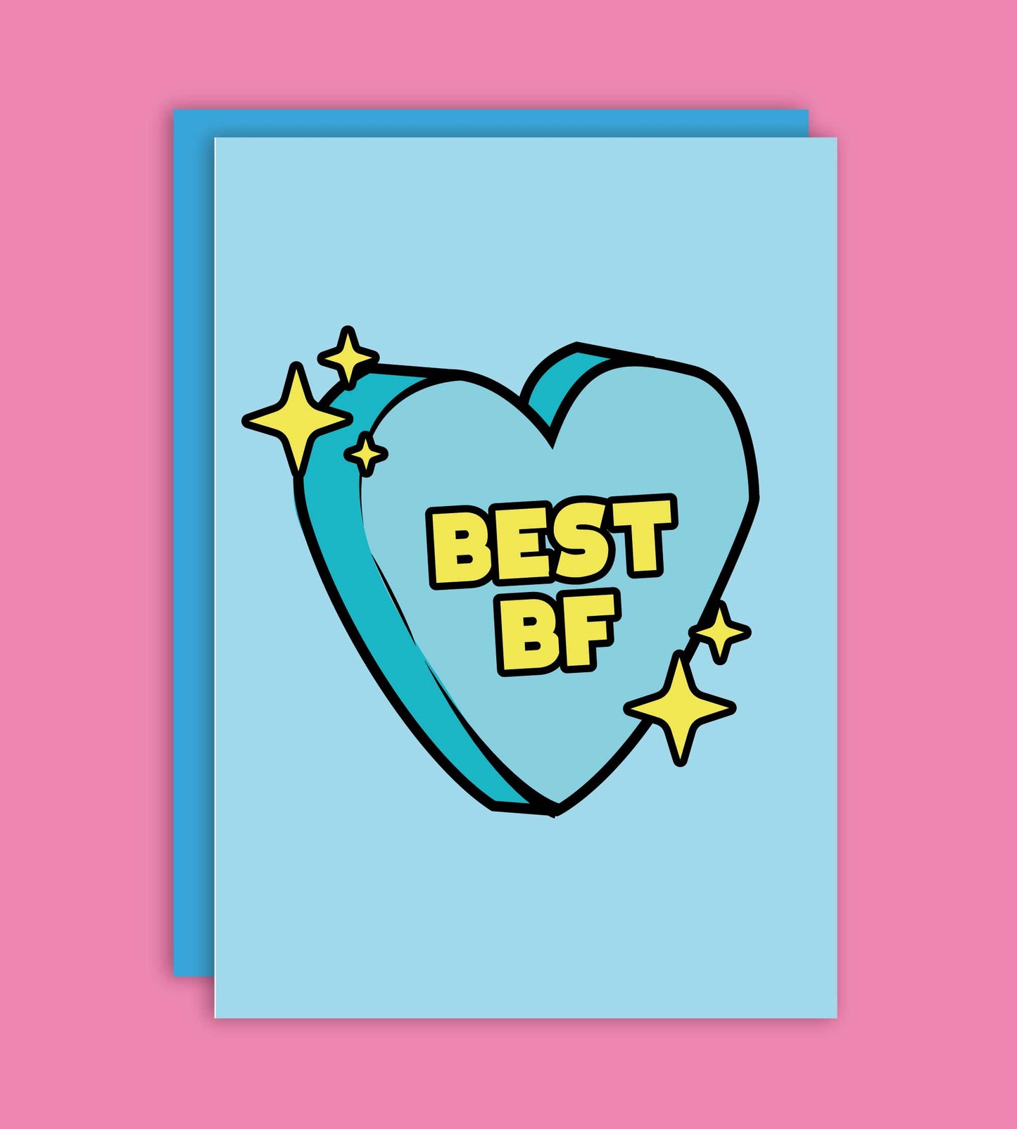 Best BF Boyfriend Valentines Day Greeting Card