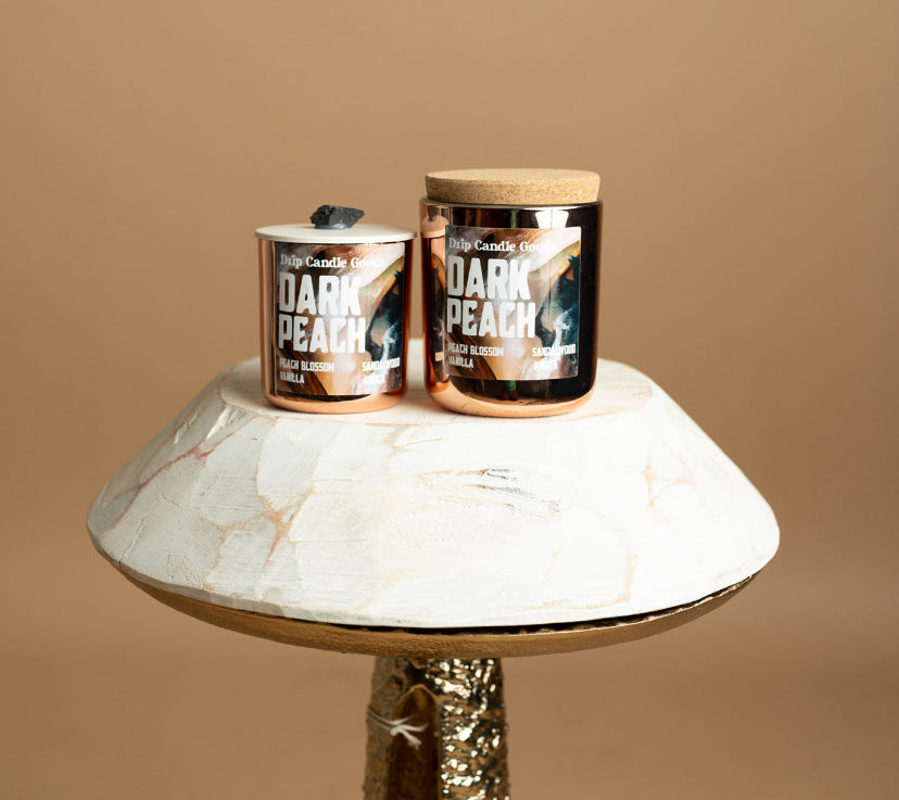 Dark Peach Massage Candle