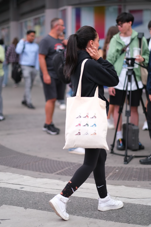 Sneaker X Flower V2 Tote Bag