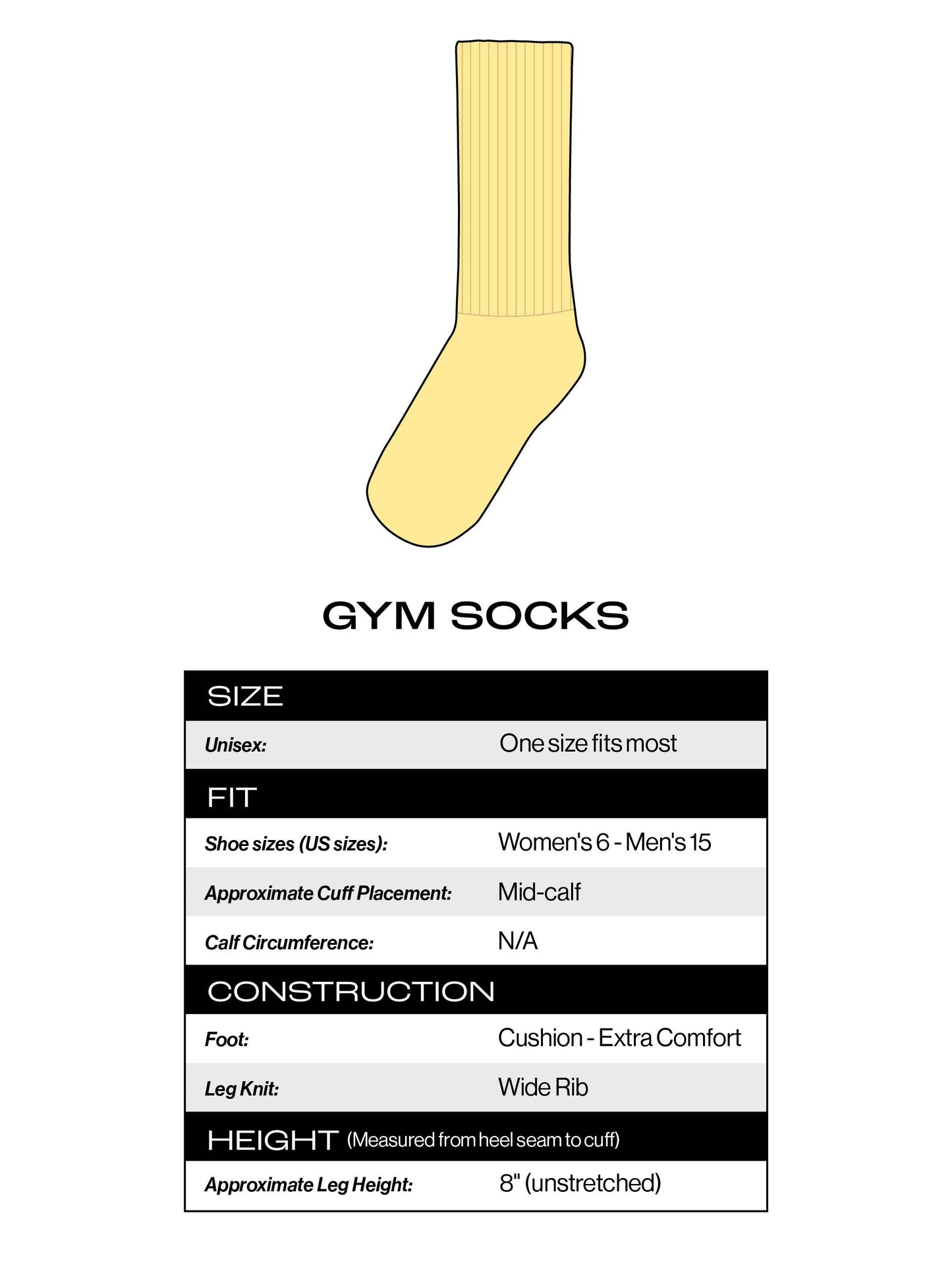 Fuck You Smiley Gym Crew Socks