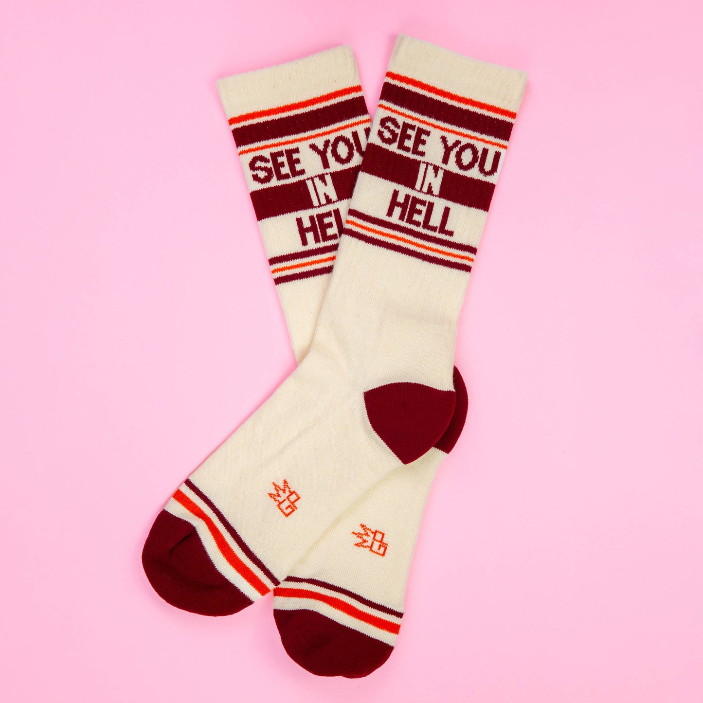 See You in Hell Gym Crew Socks