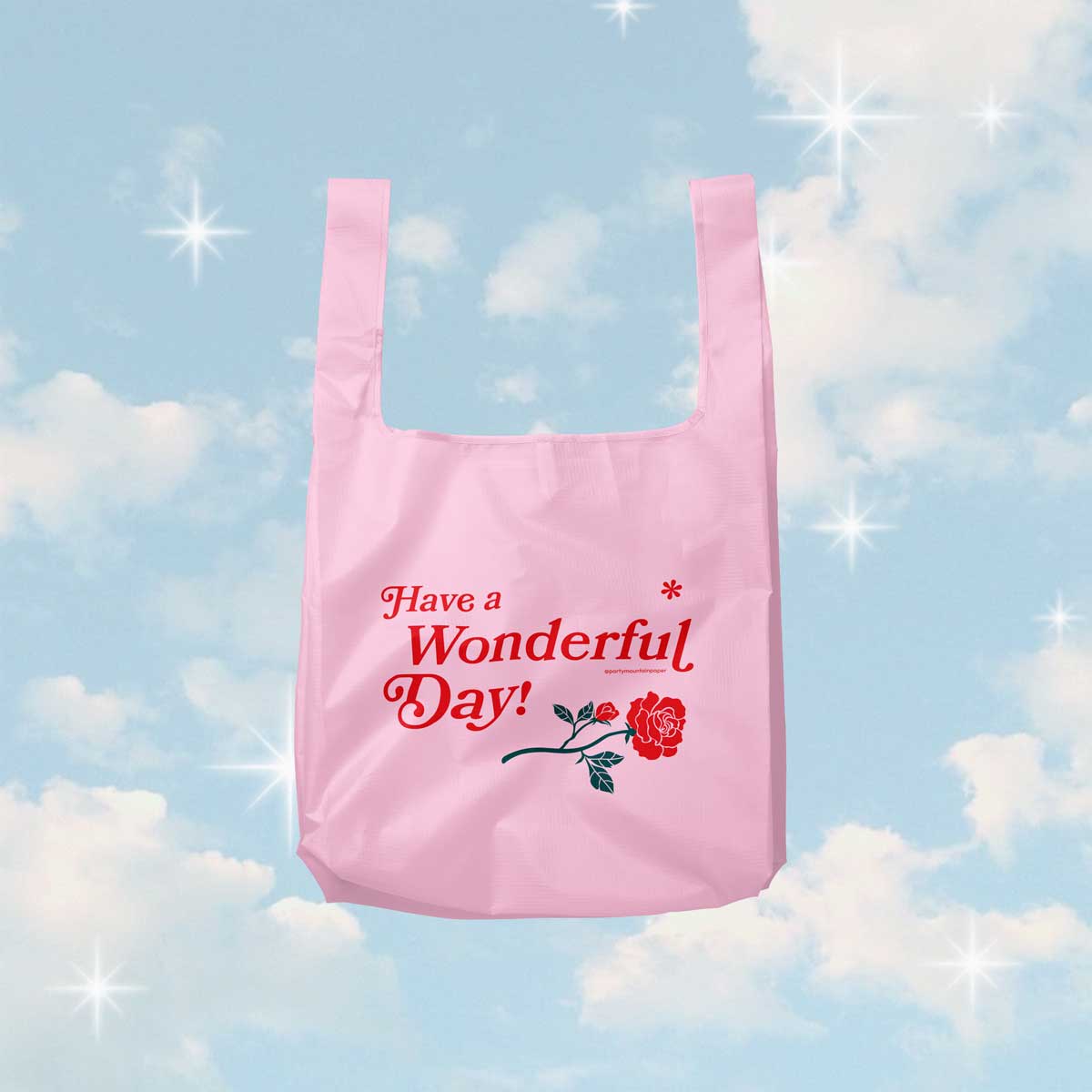 Have a Wonderful Day Foldable Nylon Tote